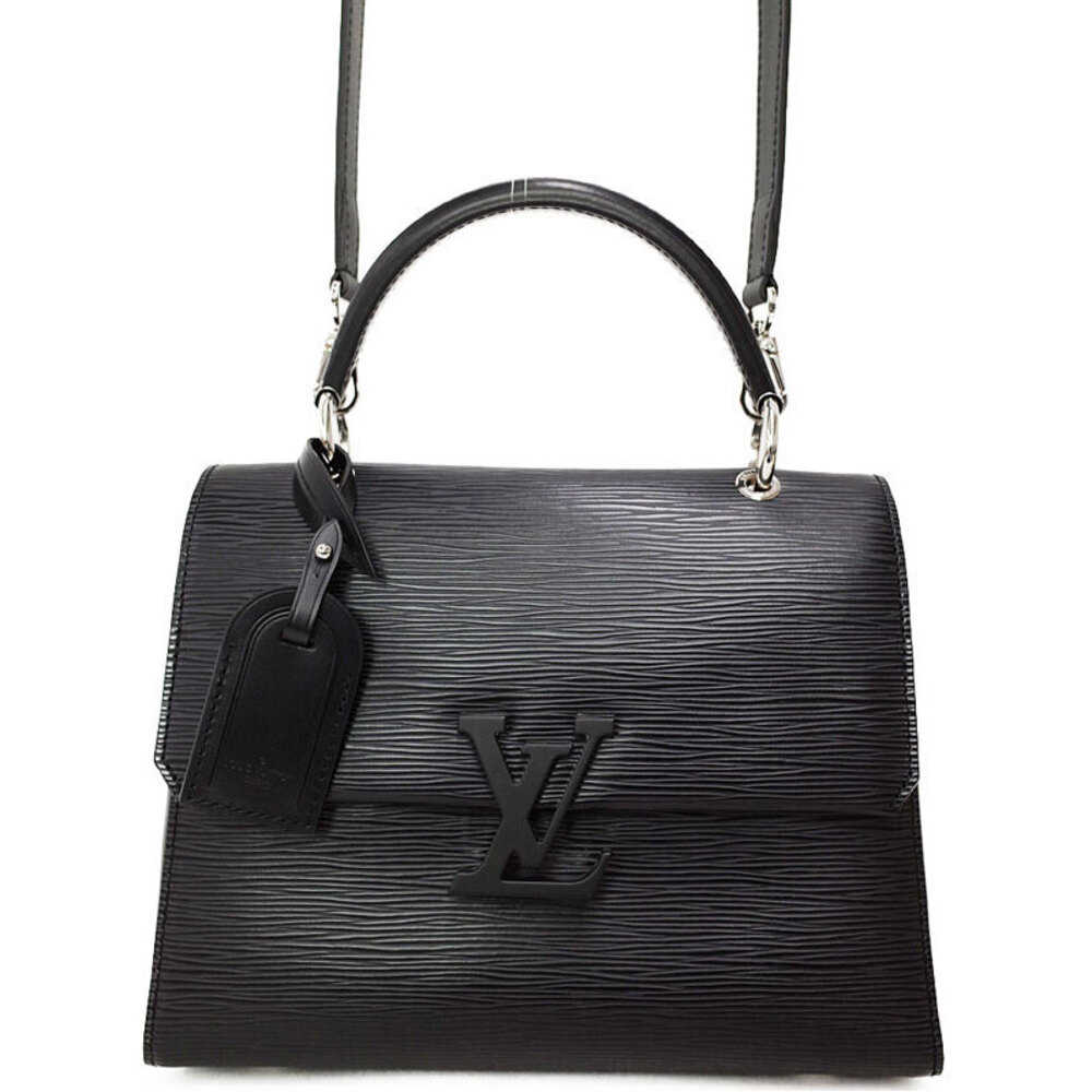Louis Vuitton Epi Grenelle Leather Shoulder Bag Black